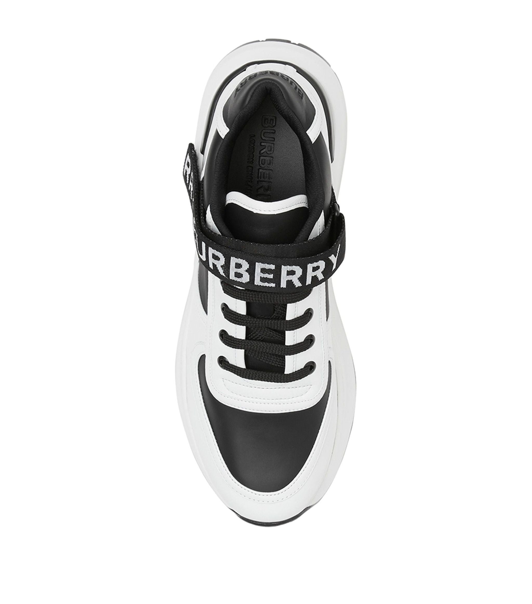 Burberry Men's Check Canvas & Leather Sneakers