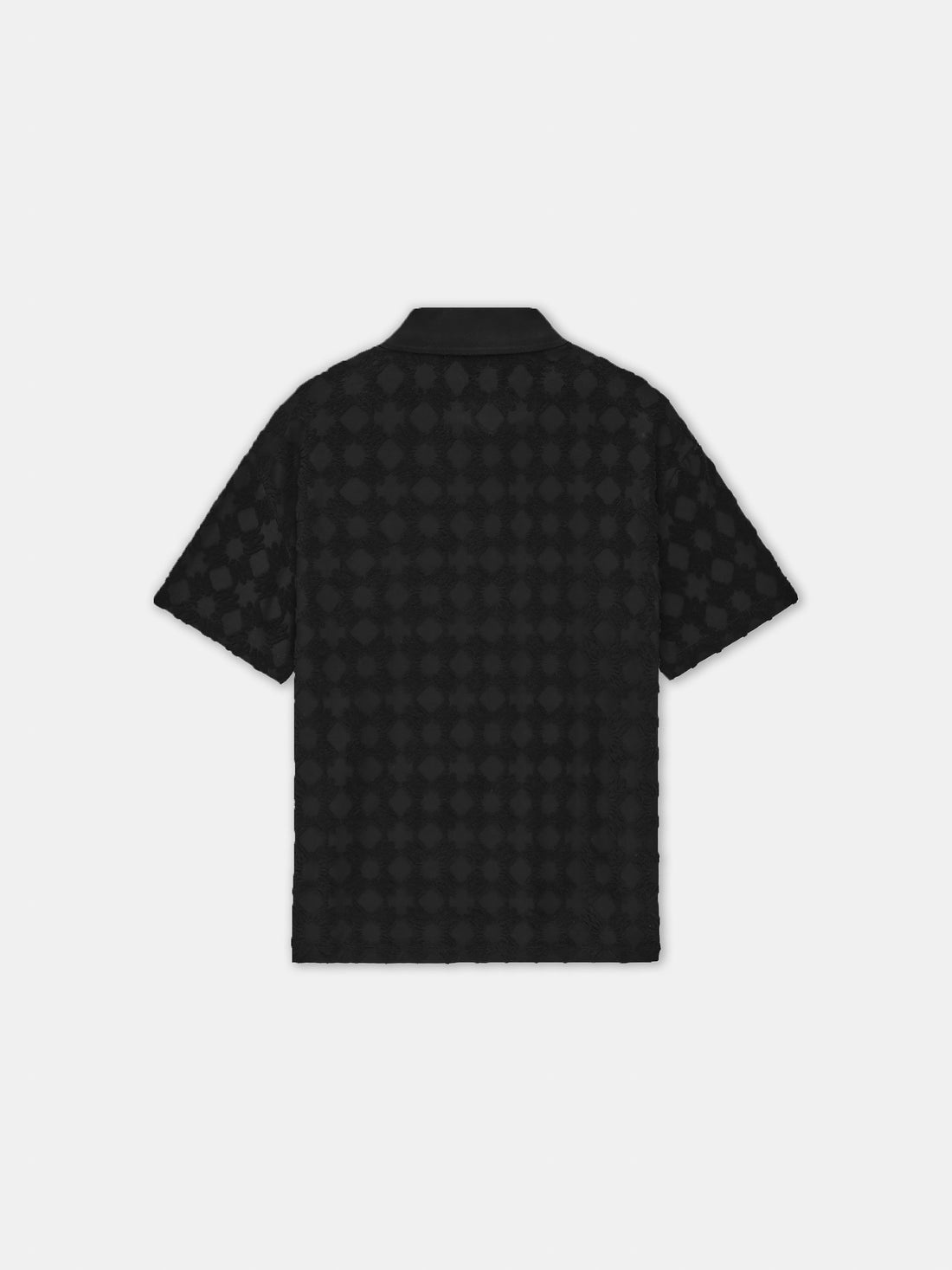 MA QUAD TOWELING POLO - Black