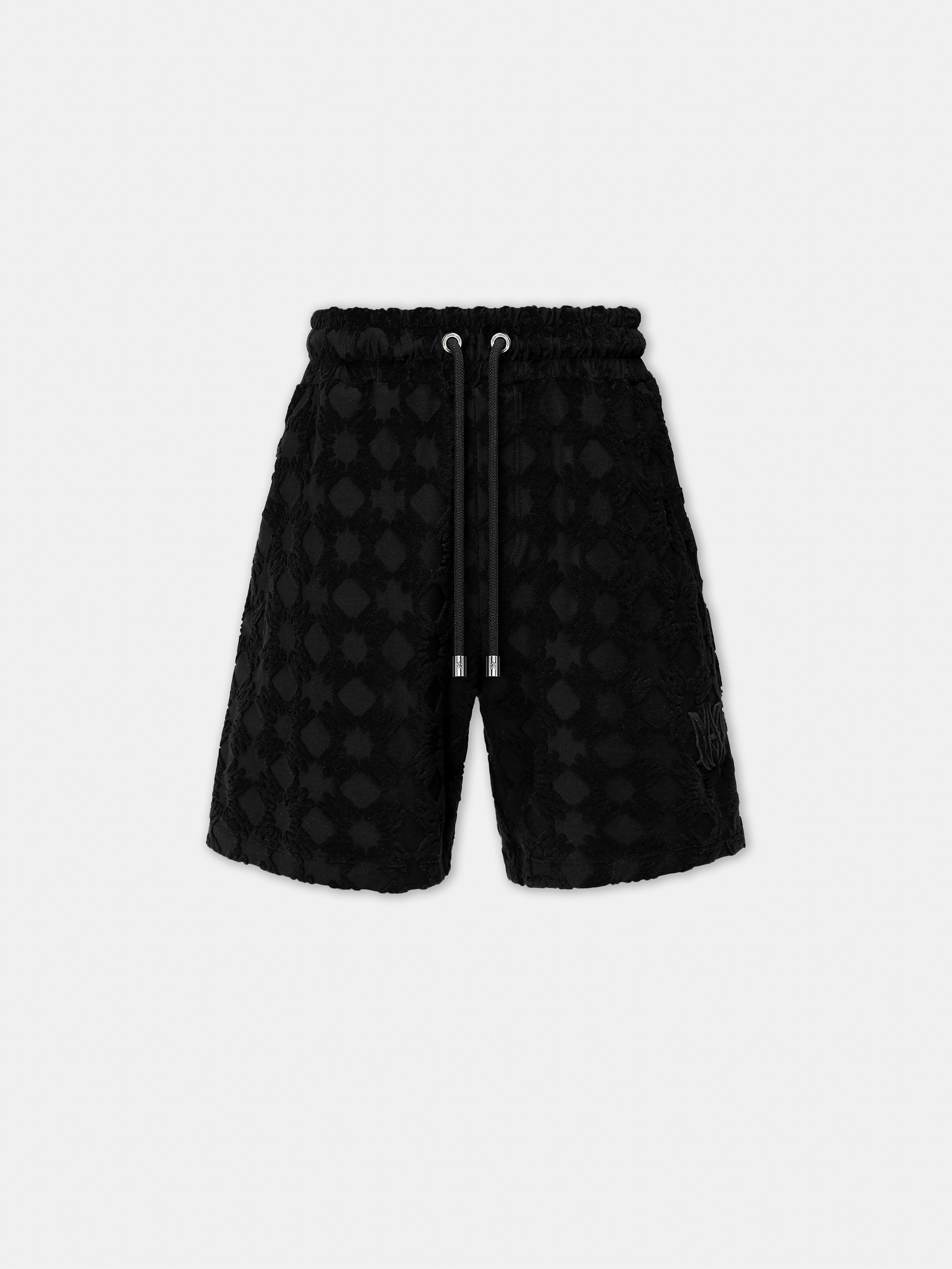 MA QUAD TOWELING SHORT - Black