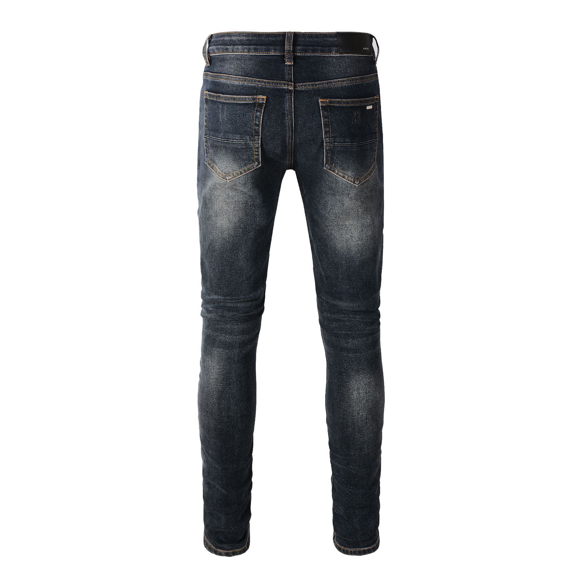European And American Fashion Street Fashion Close-fitting And Slim-fitting Skinny Jeans - MAVERICKFITS