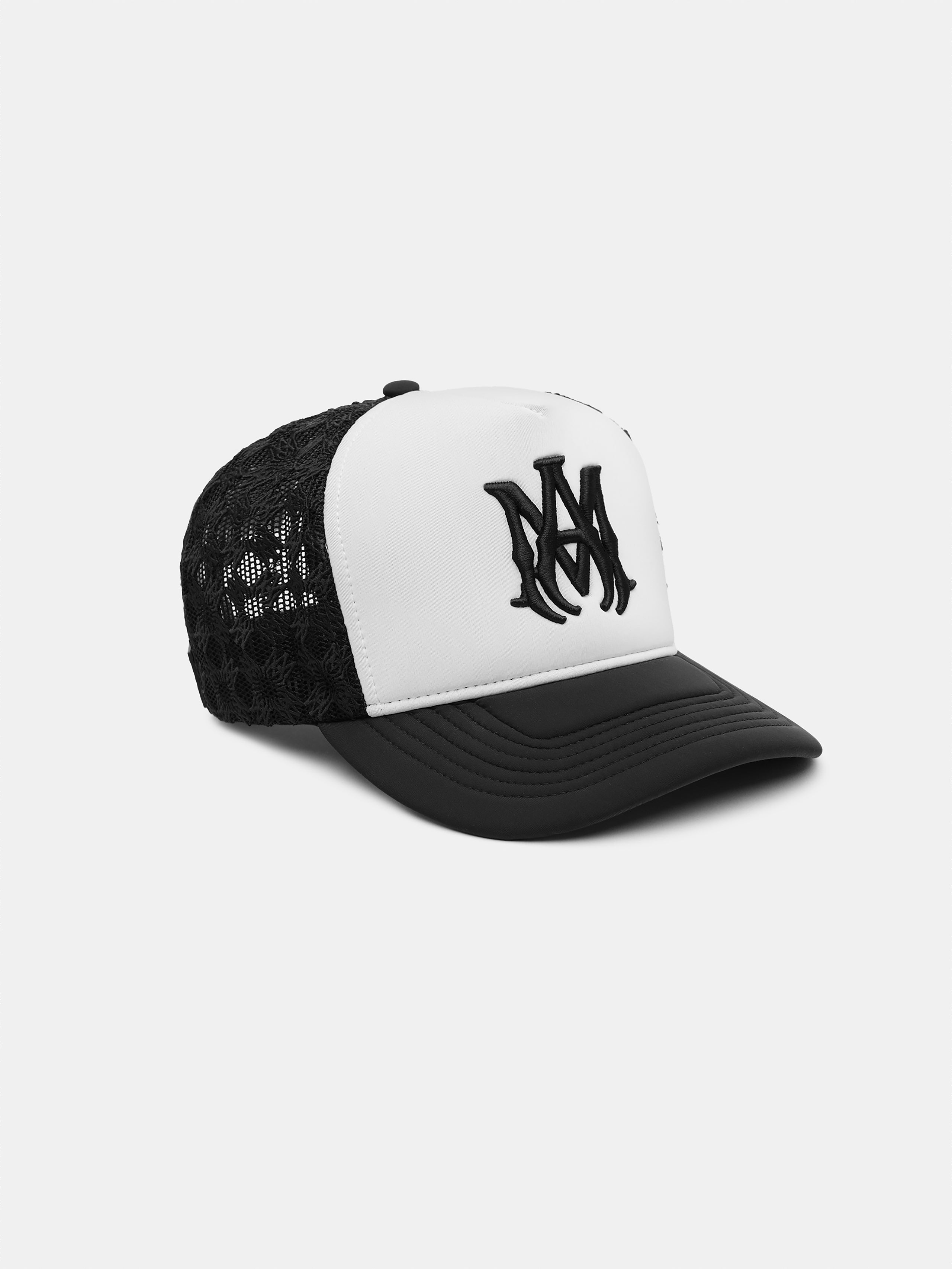 MA TWO TONE TRUCKER HAT - Black