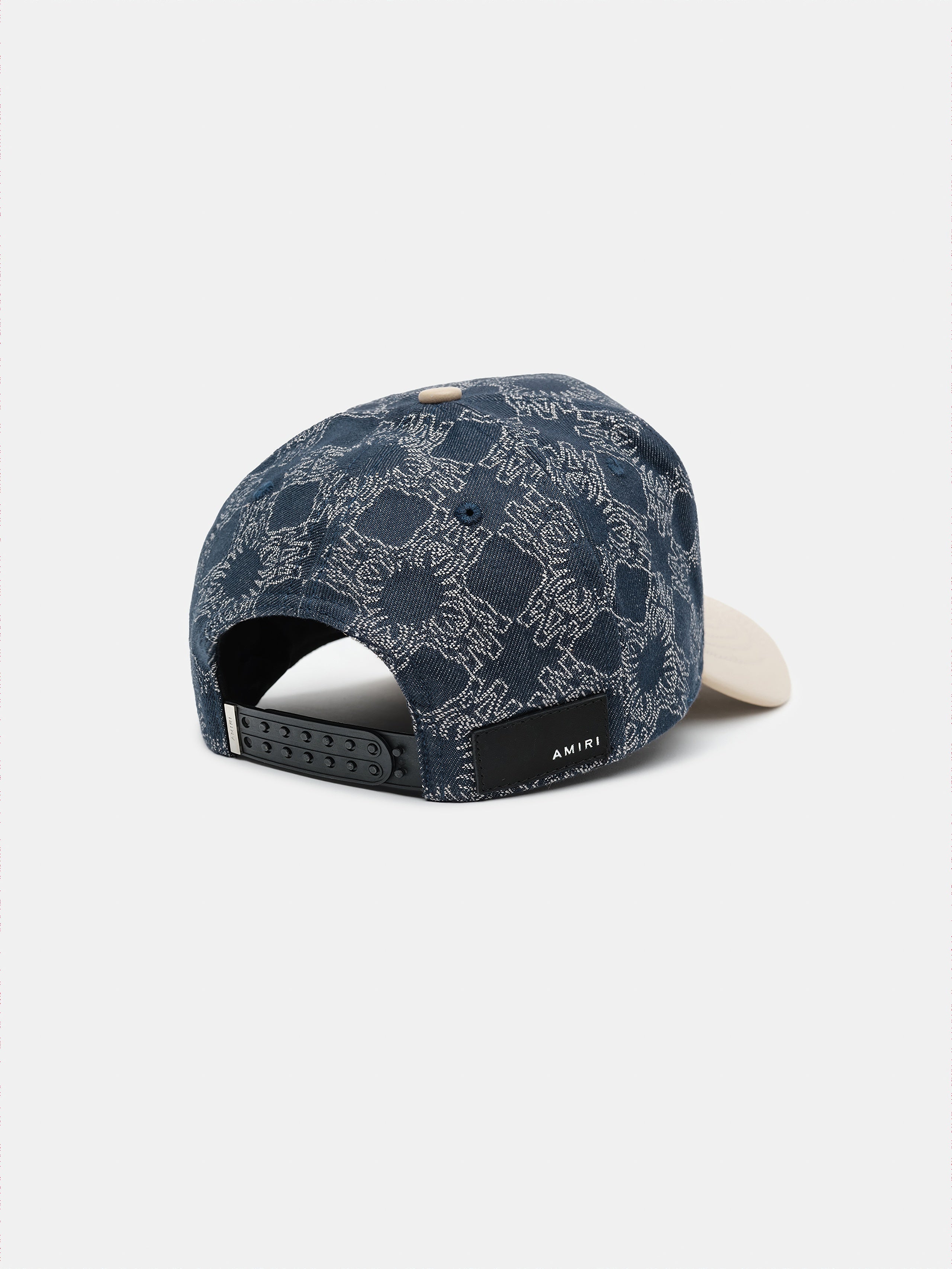 MA LEATHER BRIM DENIM HAT - Indigo