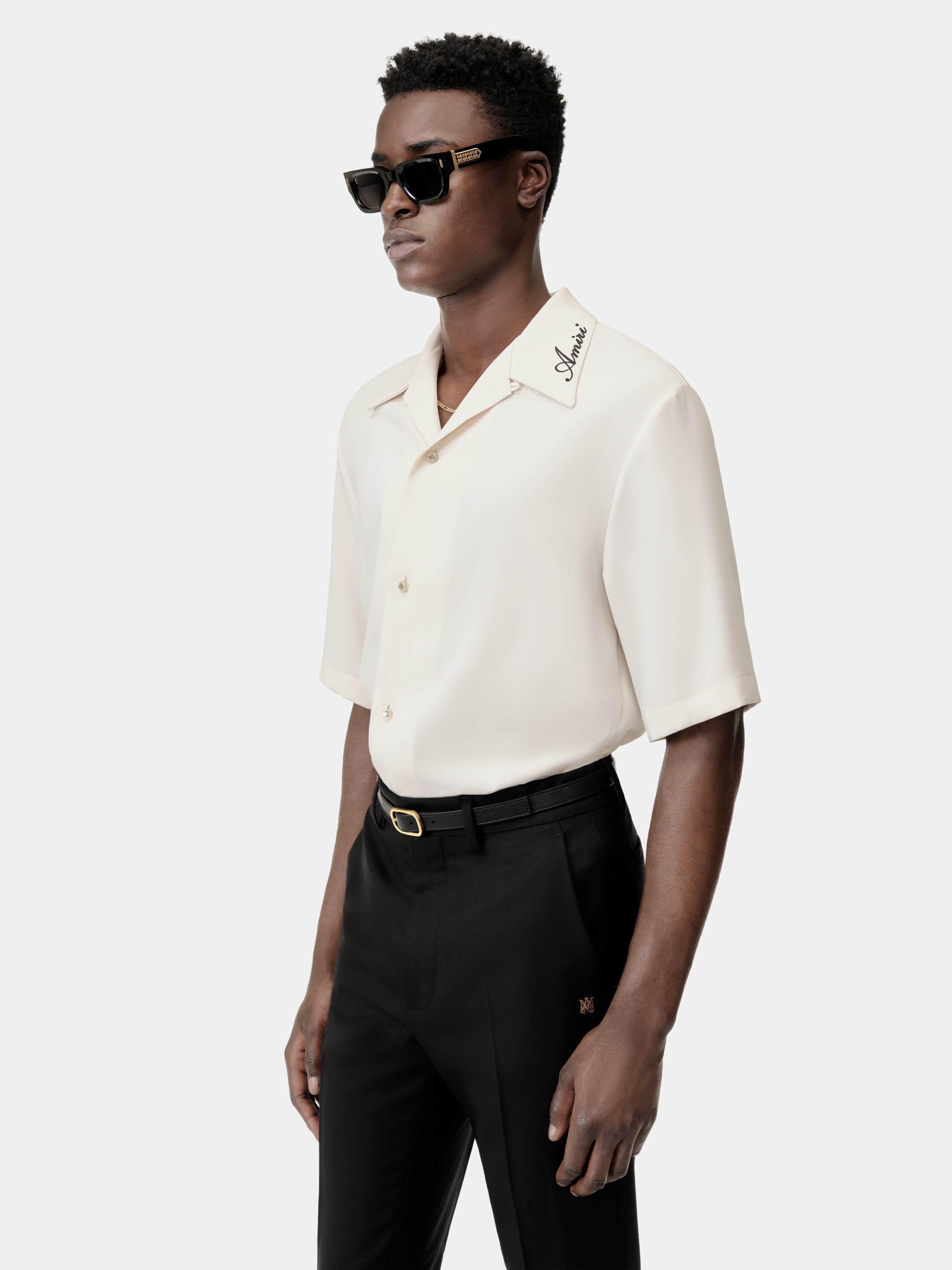 AMIRI CAMP SHIRT - Alabaster