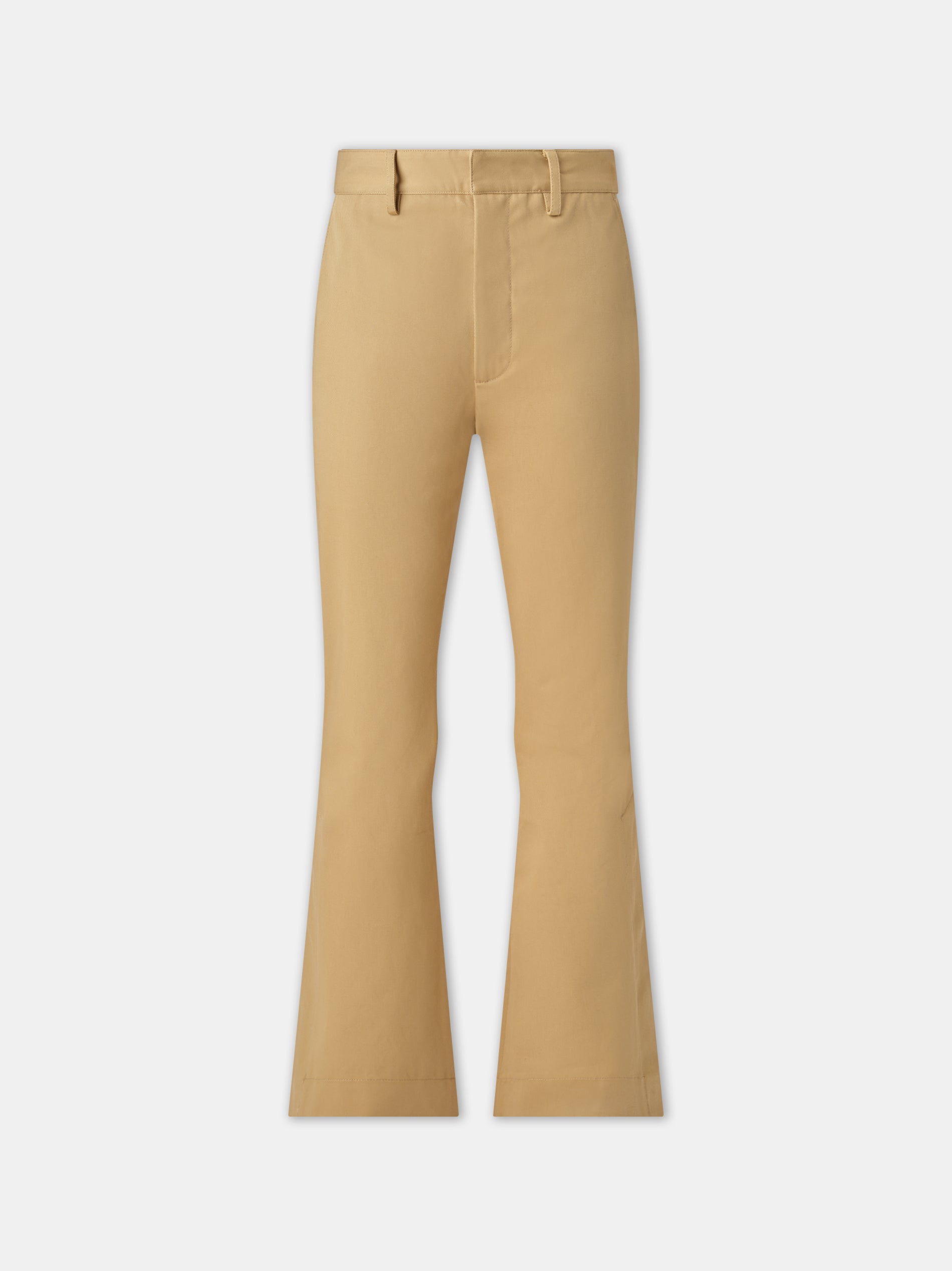 CHINO KICK FLARE - SEPIA TINT