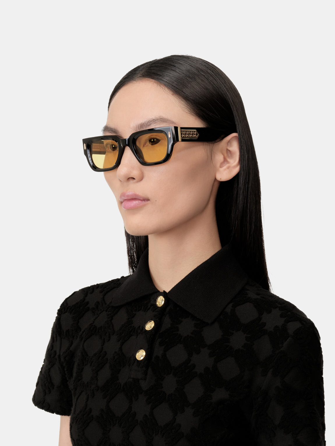 VENICE SUNGLASSES - Black Yellow