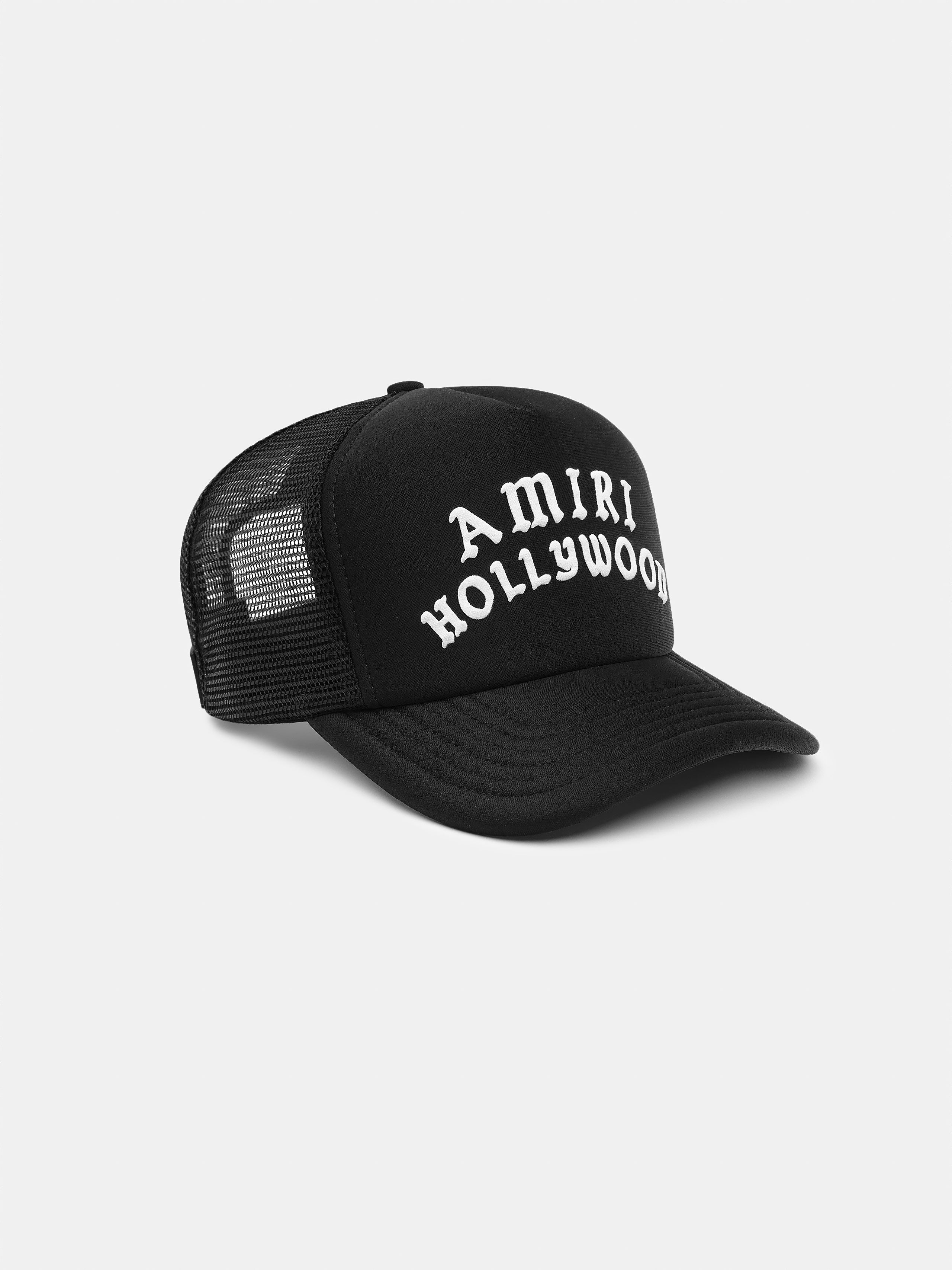 AMIRI HOLLYWOOD TRUCKER HAT - Black Black