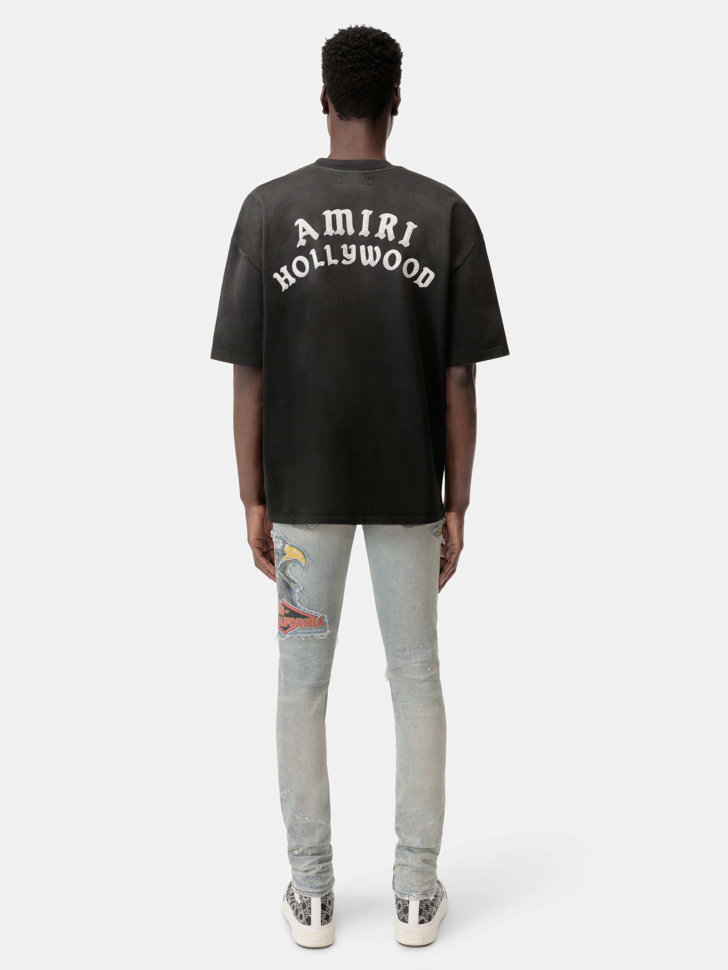 AMIRI HOLLYWOOD OVERSIZED TEE - Black
