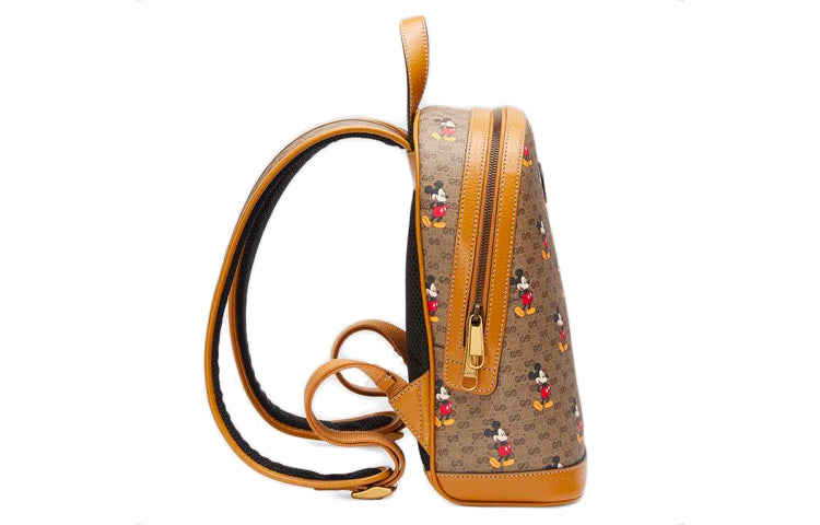 Gucci x Disney Mickey Mouse Leather Backpack 'Beige Brown' 552884-HWUDM-8603 #.