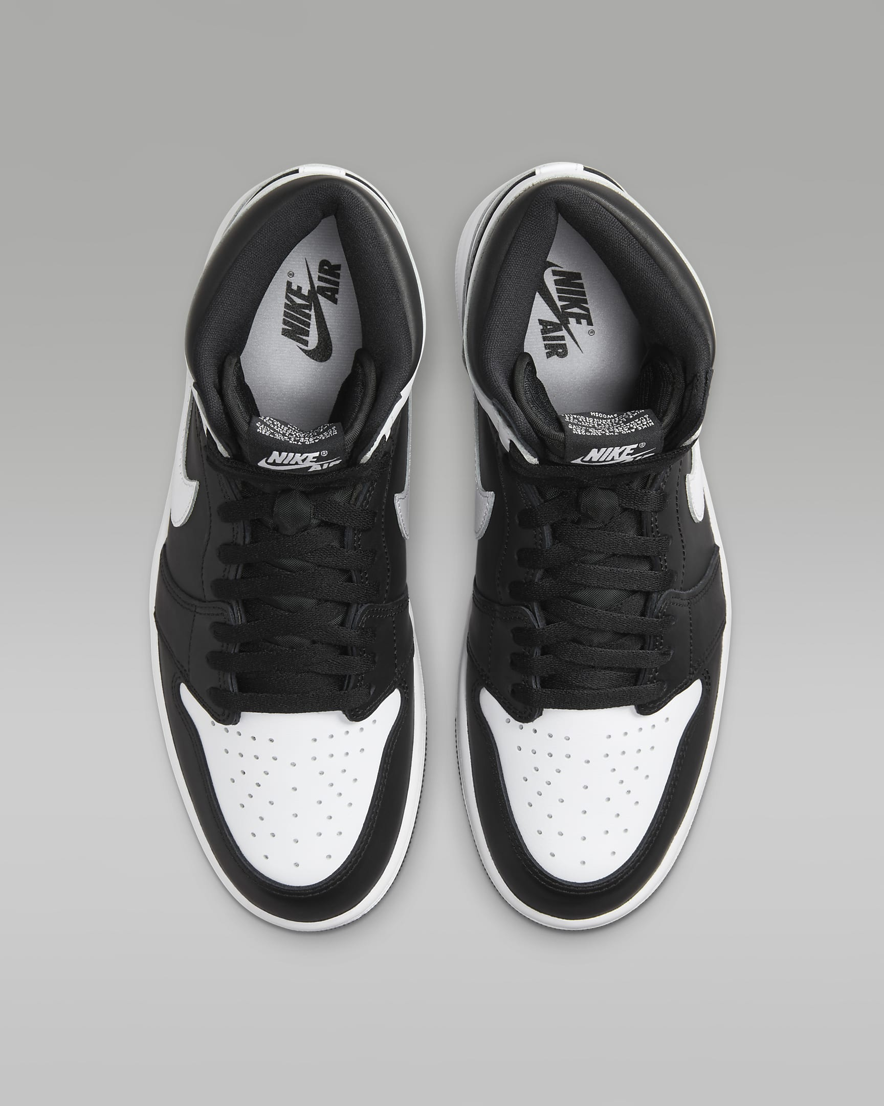 AIR JORDAN 1 RETRO High OG " Black & White " #
