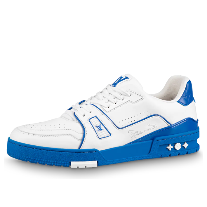 LOUIS VUITTON LV Trainers 'White with Blue' 1AAGZ6 #