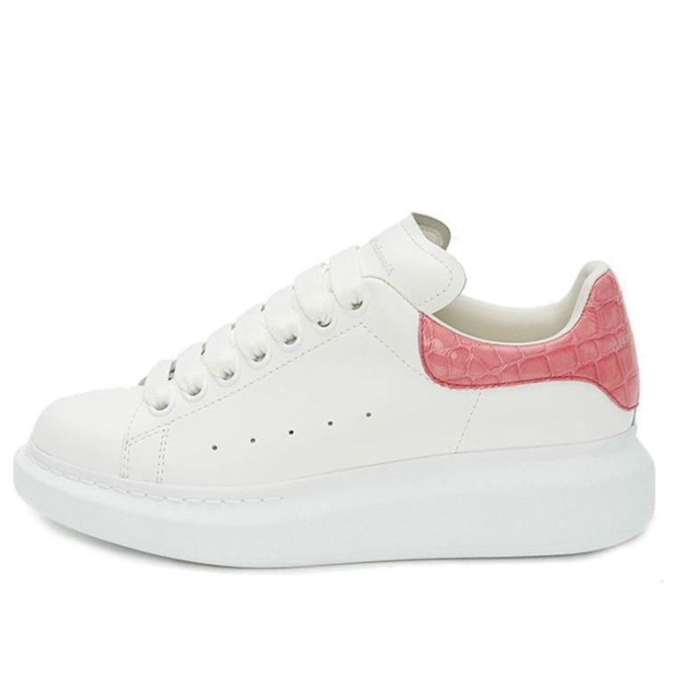 (WMNS) Alexander McQueen Oversized Sneaker 'White Bloom' 553770WHXMY9137 #