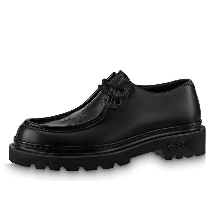 LOUIS VUITTON Major Loafers 'Black with Top Monogram' 1AANSF #