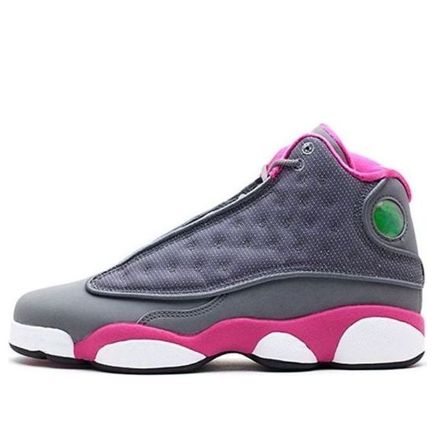(GS) Air Jordan 13 Retro 'Grey Fusion Pink' 439358-029 #