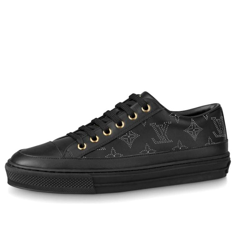 (WMNS) LOUIS VUITTON Stellar Sneakers 'Black with White Sketch Monogram' 1A87TE #