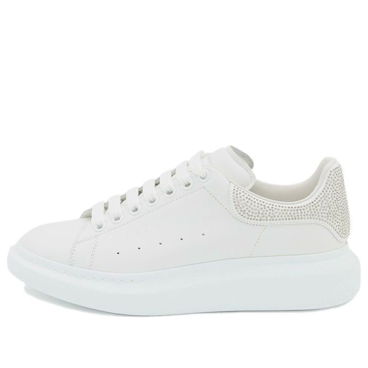 Alexander McQueen Oversized Crystal-embellished Sneakers 'White' 646967WHZ4Y9071 #