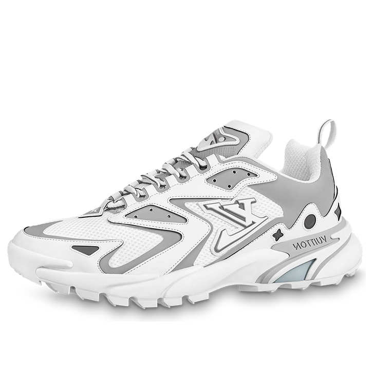 LOUIS VUITTON Runner Tatic Sneakers 'White Grey' 1ABEQ4 #.
