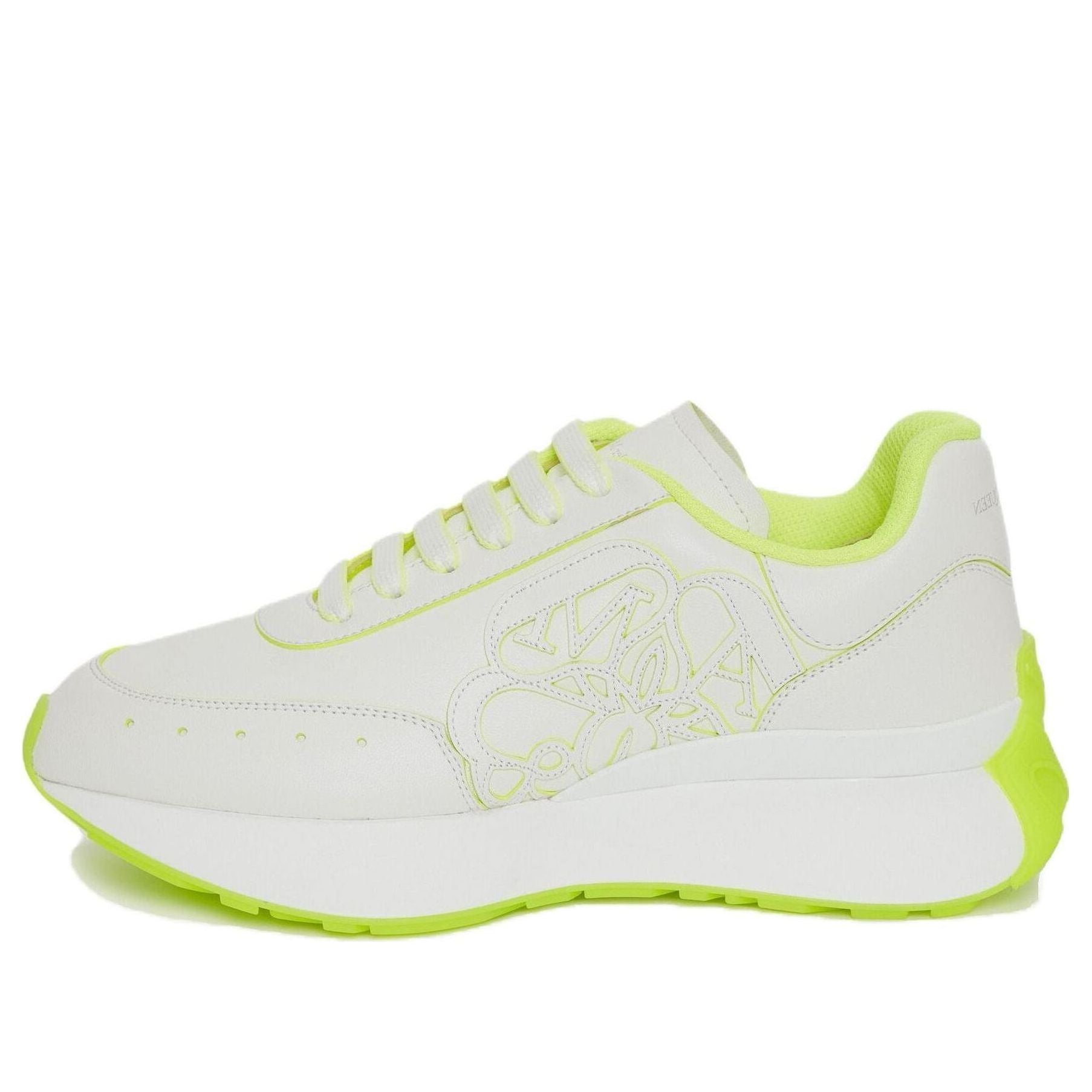(WMNS) Alexander McQueen Sprint Runner 'White Acid Yellow' 718361WIC9D8954 #