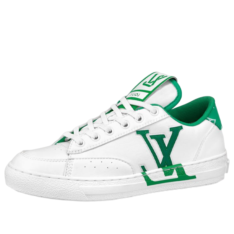 LOUIS VUITTON Charlie Sneakers 'White Green' 1AANJ7 #