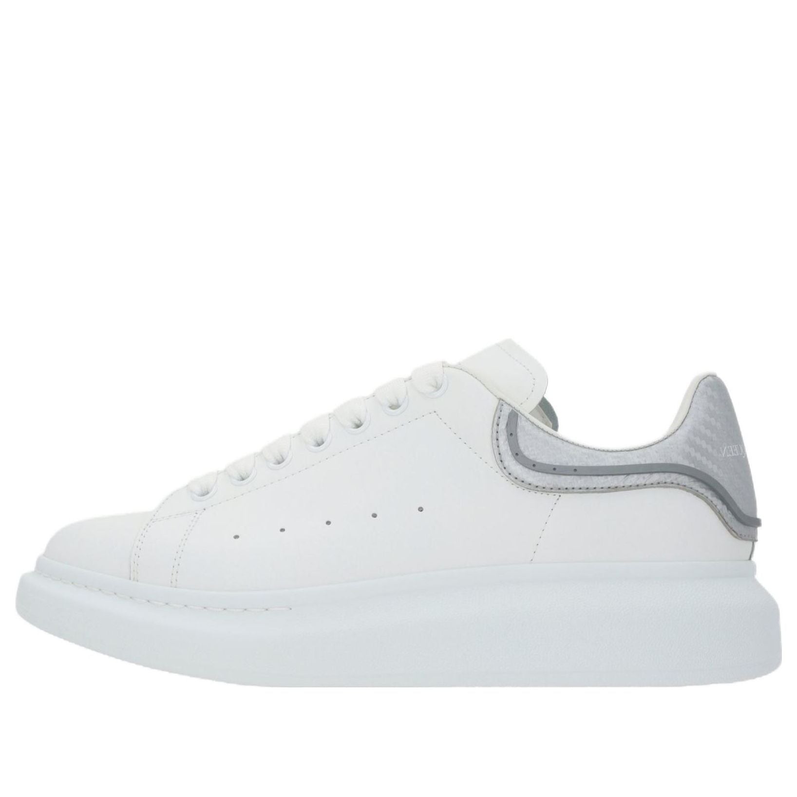 Alexander McQueen Oversized Low-Top Sneakers 'White Silver' 735770WICYU9071 #