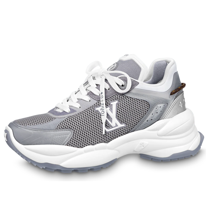 (WMNS) LOUIS VUITTON Run 55 Sneakers 'Grey Silver' 1ABVJ4 #