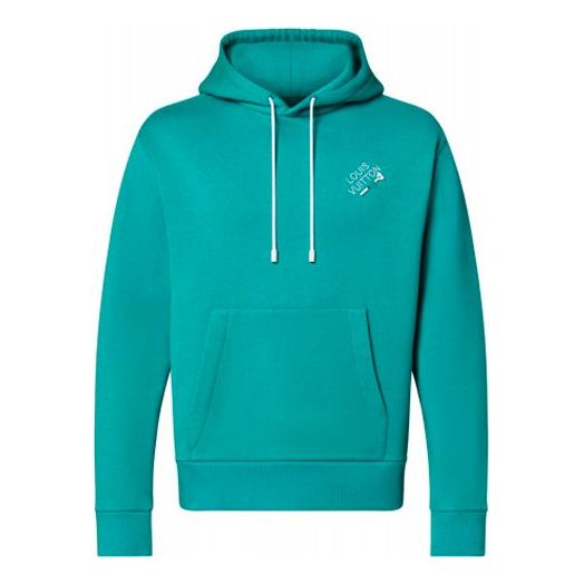 Men's LOUIS VUITTON FW21 Embroidered Iconic Green 1A99VY #.