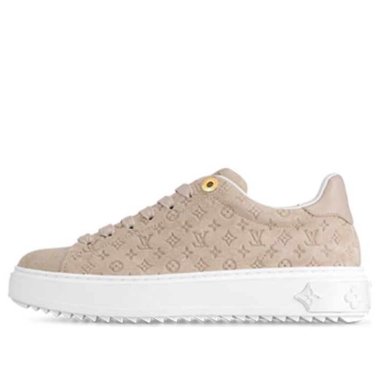 (WMNS) LOUIS VUITTON Time Out Sneakers 'Beige Minimonogram' 1ABR2I #