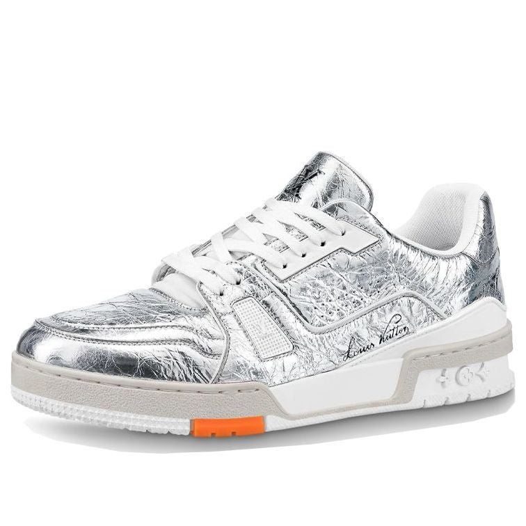LOUIS VUITTON Trainer Sneakers 'Silver' 1A8KGQ #.