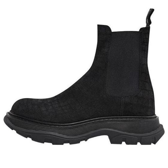 Alexander McQueen Chelsea Boots 'Core Black' 645876WHZH11000 #