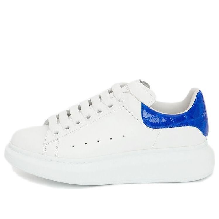 (WMNS) Alexander McQueen Oversized Sneaker 'White Ultramarine' 553770WIAF89407 #