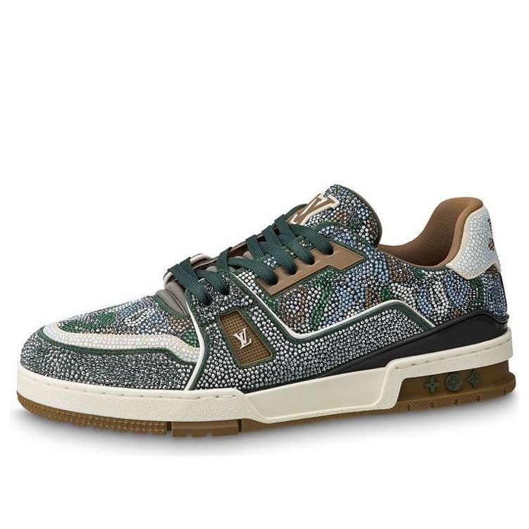 LOUIS VUITTON Trainers 'Grey Crystals' 1AARH6 #.
