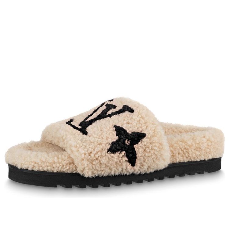 (WMNS) LOUIS VUITTON Paseo Comfort Flat Sandals 'Beige' 1ABWD1 #