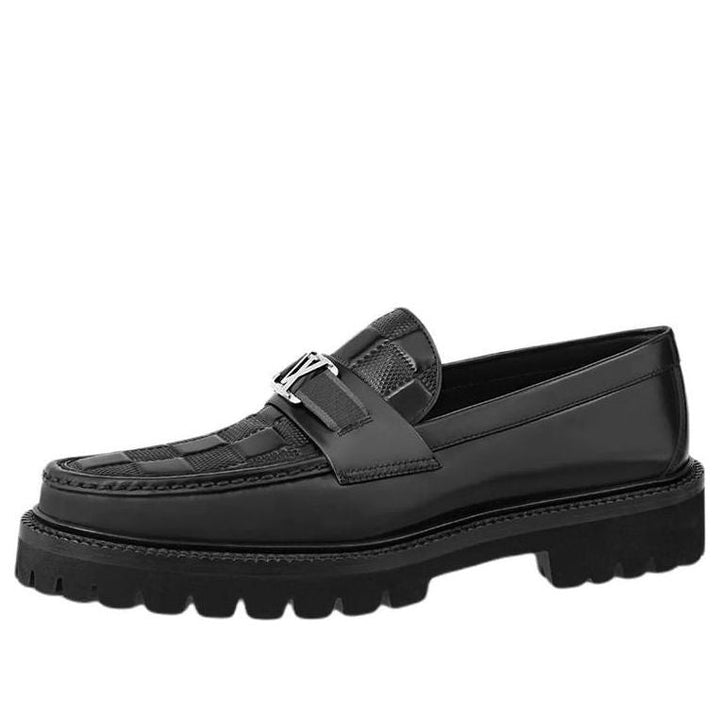 LOUIS VUITTON LV Major Loafers 'Black Crocodile' 1A9HXA #