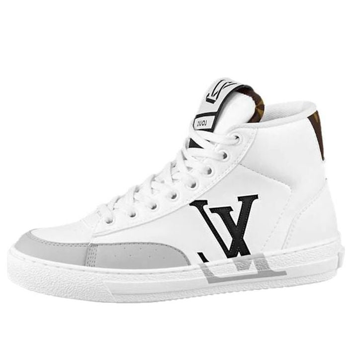 (WMNS) LOUIS VUITTON Charlie Ankle Sneakers 'White Grey Black' 1A9RYS #