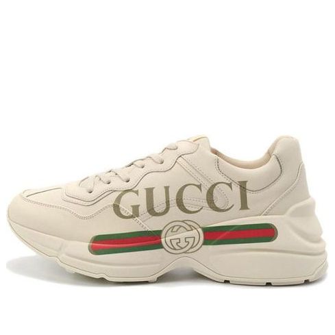 (WMNS) Gucci Rhyton Leather Sneaker 'Logo' 528892-DRW00-9522 #