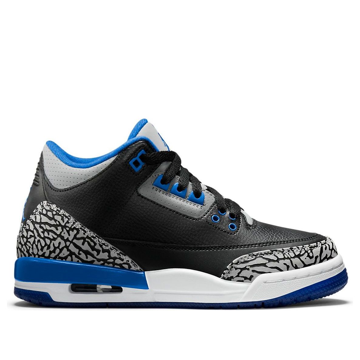 (GS) Air Jordan 3 Retro 'Sport Blue' 398614-007 #