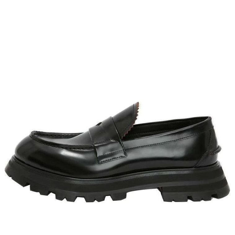(WMNS) Alexander McQueen Wander Loafer 'Black' 664618WHZ801000 #