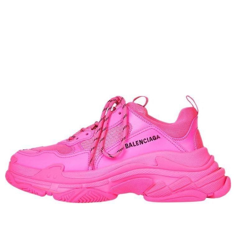 (WMNS) Balenciaga WMNS Triple S Sneaker 'Fluo Pink' 524039W2CA55000 #
