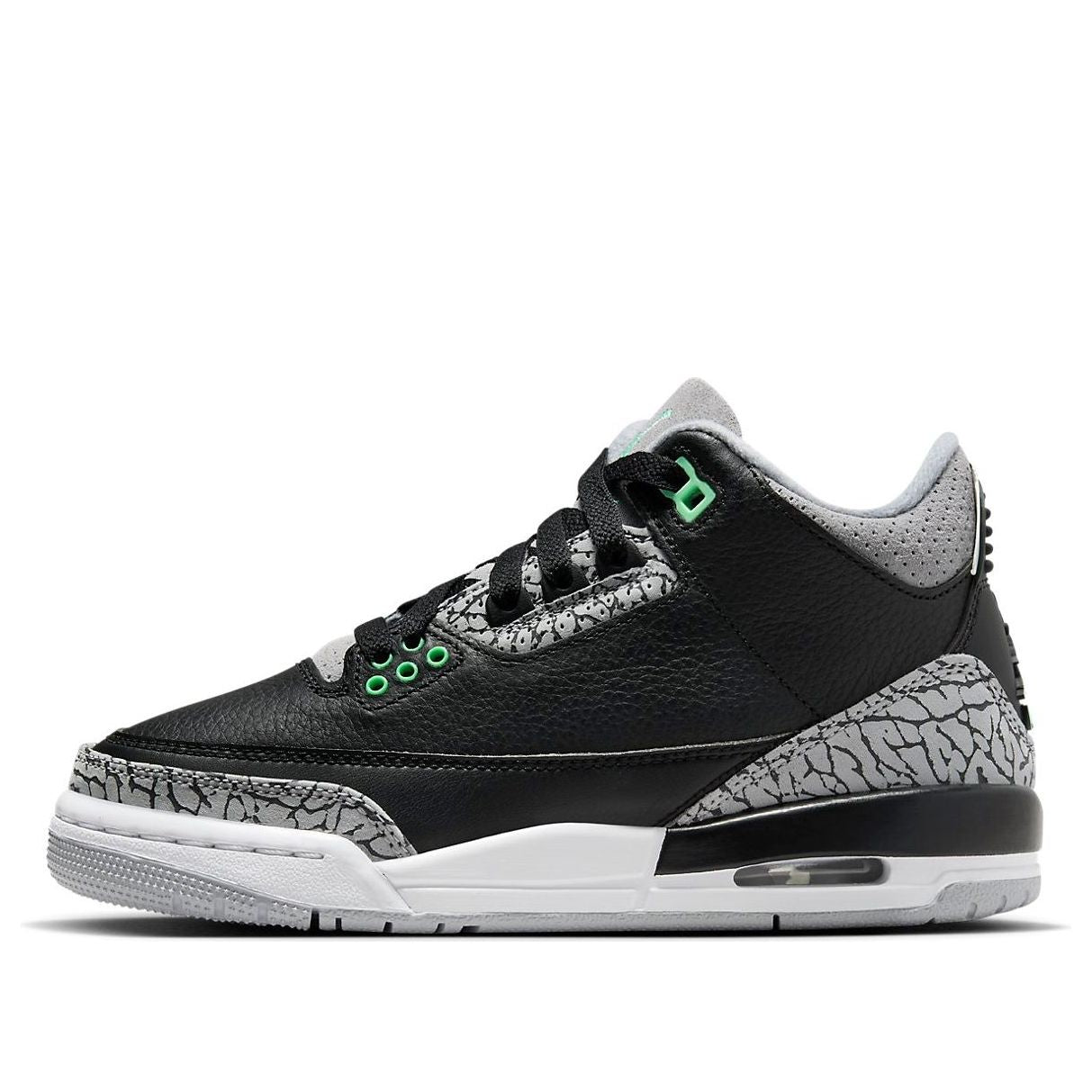 (GS) Air Jordan 3 Retro 'Green Glow' DM0967-031 #