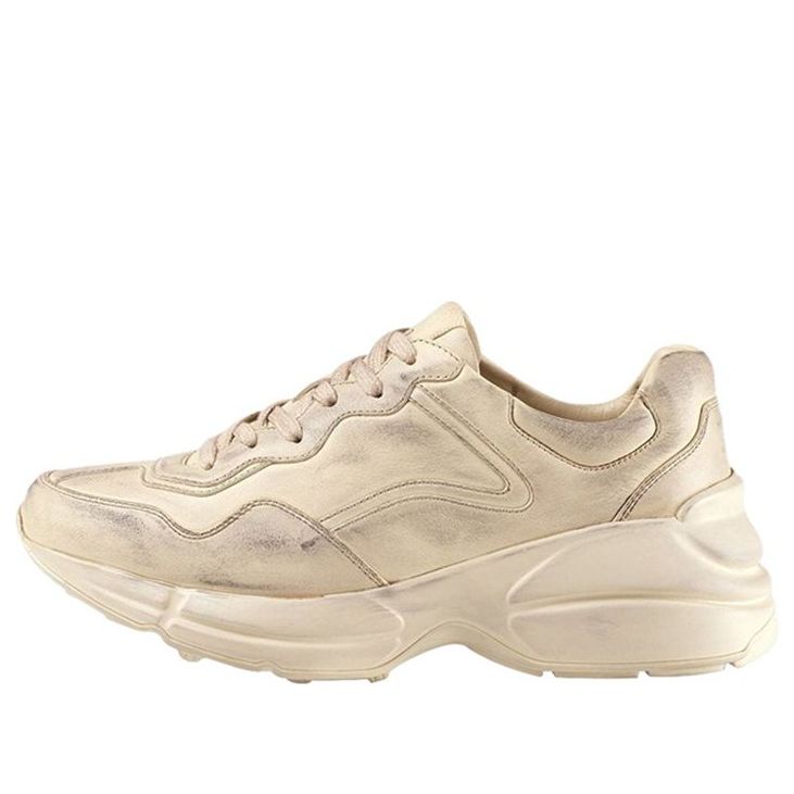 (WMNS) Gucci Rhyton 'Distressed Ivory' 550046-A9L00-9522 #
