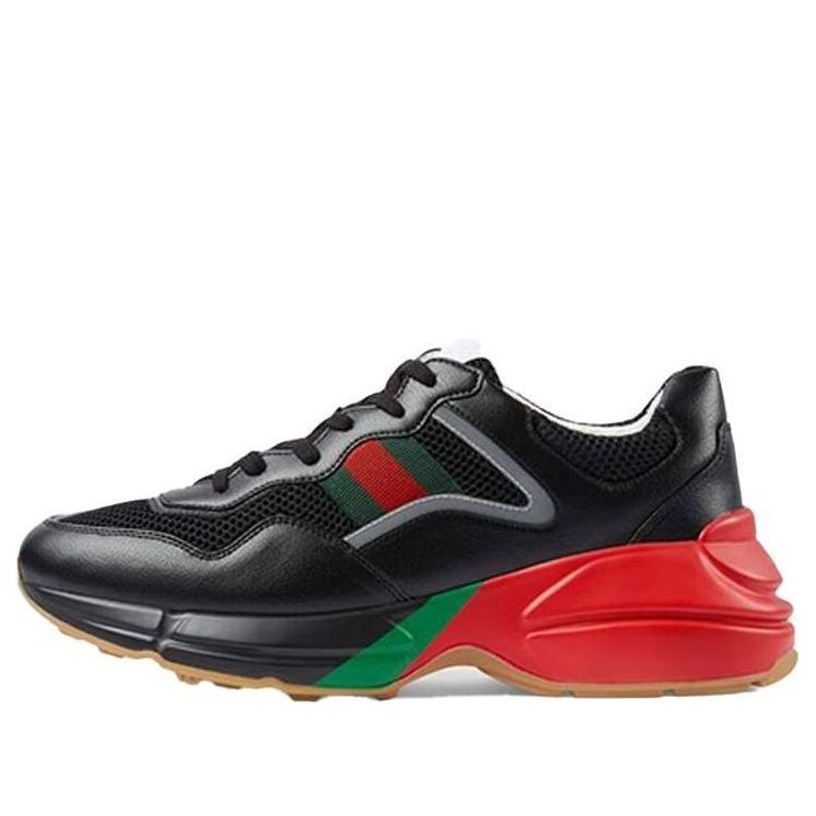 Gucci Rhyton 'Black Red Green Reflective' 643491-2H040-1093 #.