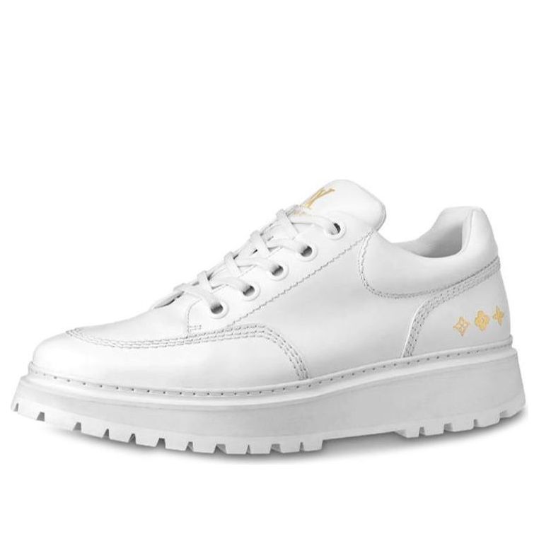 LOUIS VUITTON Abbesses Derby Shoes 'White' 1A5XKX #