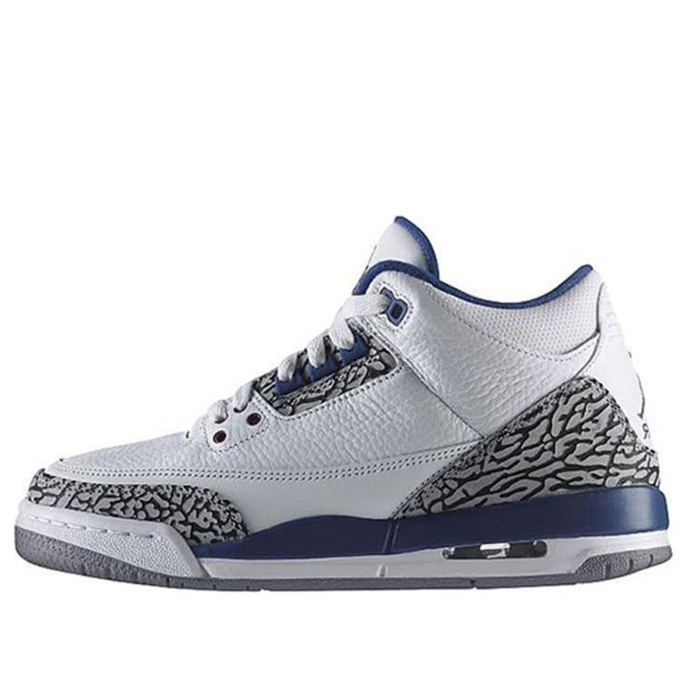 (GS) Air Jordan 3 Retro 'True Blue' 2011 398614-104 #