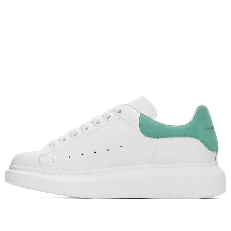 (WMNS) Alexander McQueen Low-Top Larry Sneakers 'White Green' 553770WHGP79462 #