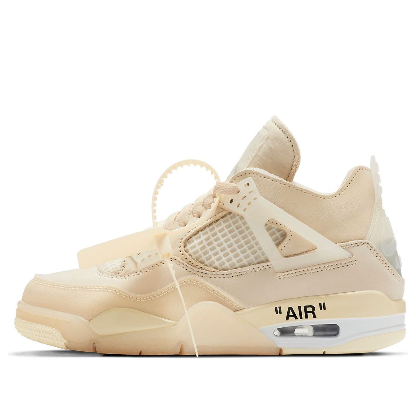 (WMNS) Air Jordan 4 x Off-White SP 'Sail' CV9388-100 #