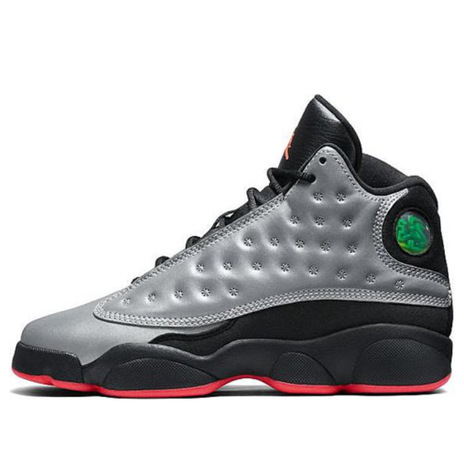 (GS) Air Jordan 13 Retro Premium 'Reflective Silver' 696299-023 #