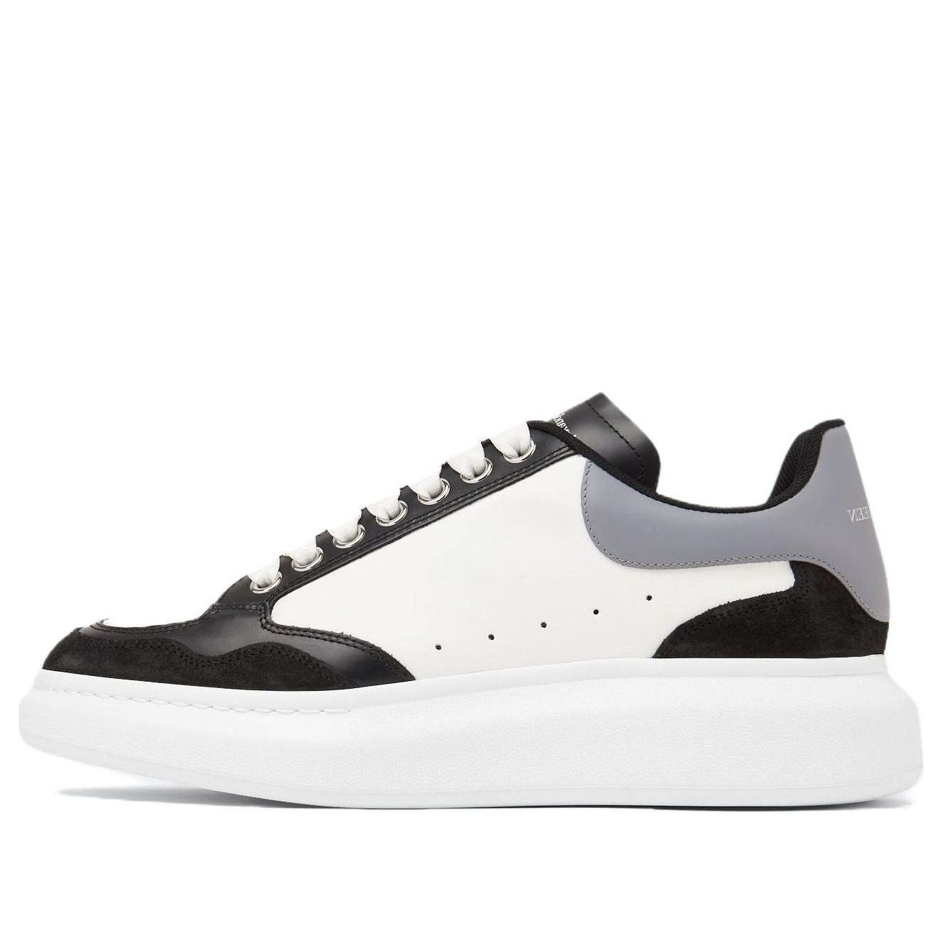 Alexander McQueen Colour-Block Low-Top Sneakers 'White Grey Black' 757710WIA5V1142 #