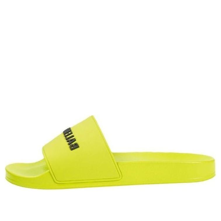 Balenciaga Pool Slides 'Lime' 565826W1S803501 #