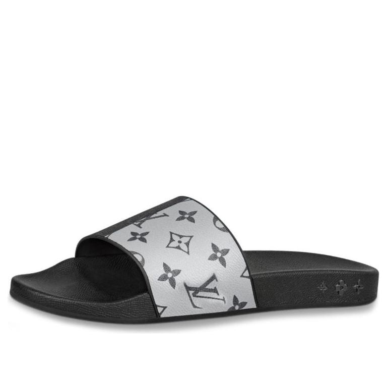 LOUIS VUITTON Waterfront Slides 'Black White Monogram' 1A419U #.