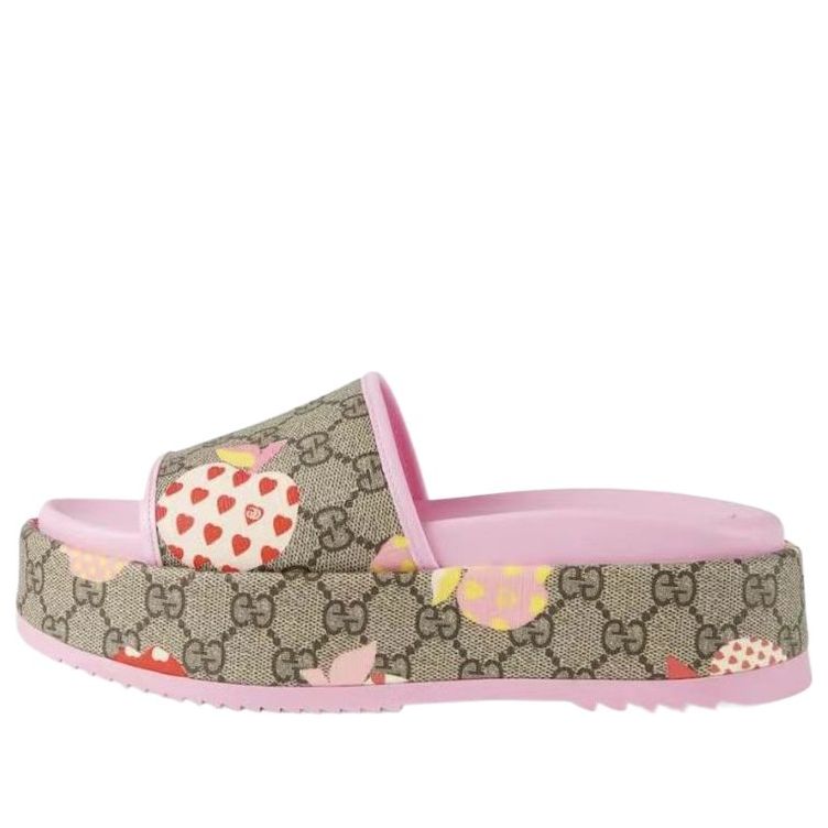 (WMNS) Gucci Rubber GG Slide 'Les Pommes' 664214-22K20-8961 #