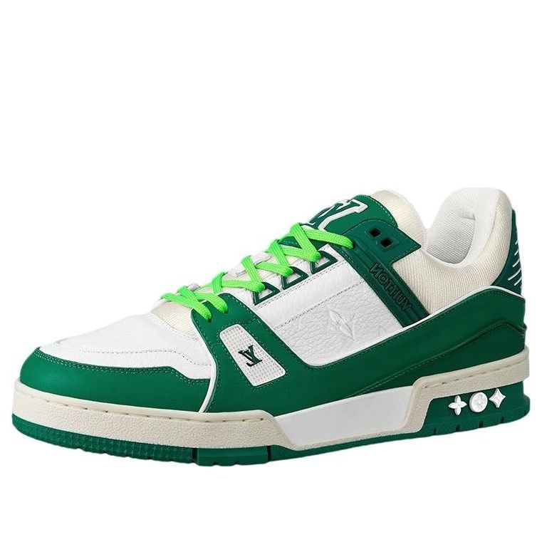 LOUIS VUITTON Trainer Sneakers 'Green' 1A9VNM #.